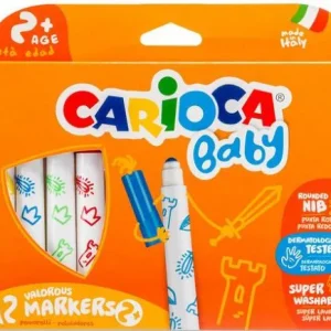 Estuche 12 rotuladores baby marker 2+ colores surtidos