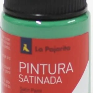 C/6 bote pintura satinada la pajarita verde vivo base latex