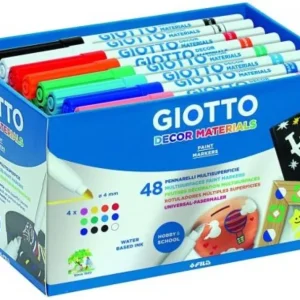 Pack 48 rotuladores giotto decor materials