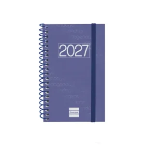 AGENDA ANUAL YEAR E3 SEMANA VISTA HORIZONTAL 2027 AZUL