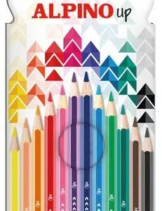 Estuche 12 lapices colores alpino up colores surtidos