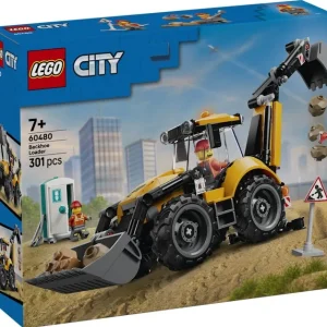 CARGADORA RETROEXCAVADORA AMARILLA LEGO CITY