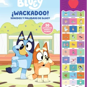 BLUEY ¡WACKADOO! PALABRAS Y SONIDOS DE BLUEY - LIBRO SONORO CON 30 BOTONES PARA OÍR PALABRAS Y SONIDOS - PI KIDS Bluey 2026