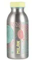 Botella isotermica de acero inoxidable 354ml silver 17,1x6,85cm