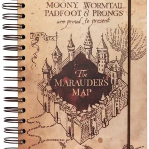 CUADERNO A5 HARRY POTTER THE MARAUDERS MAP