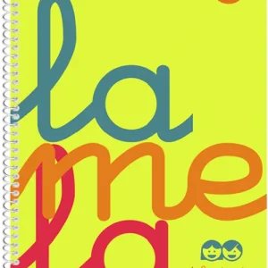 CUADERNO ESPIRAL 4º 80H 90G 3MM AMARILLO CUADROVIA PP.