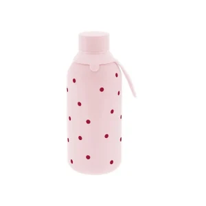 Botella termica interior ceramico 2 tapones 500ml petite dots