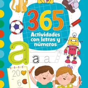 365 actividades con letras y números AA.VV. 2026
