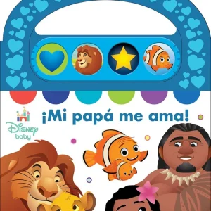 DISNEY BABY: MI PAPÁ ME AMA! - LIBRO SONORO CON ASA PARA LLEVAR - EL REGALO PERFECTO PARA EL DÍA DEL PADRE - MOANA, EL REY LEÓN, BUSCANDO A NEMO íY MÁ 2026