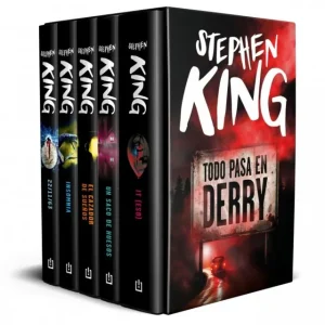Estuche Todo pasa en Derry (contiene: It  Un saco de huesos  El cazador de sueños  Insomnia  22/11/63) 2026