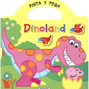 Pinta y pega - Dinoland 4 Busquets, Jordi 2021
