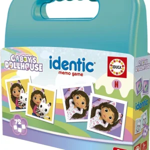 JUEGO IDENTIC MEMO GABBYS DOLLHOUSE MALETA