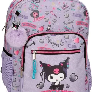 MOCHILA ADAPTABLE 38CM KUROMI RETROPOP