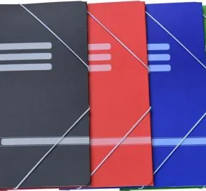 c/30 carpeta fº carton gomas solapas colores surtidos