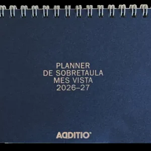 Planner de sobretaula curs 2026-27 mes vista