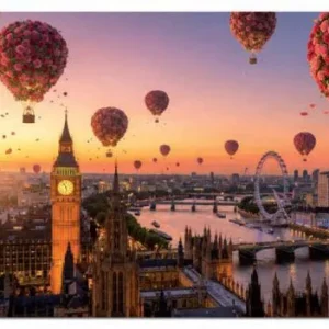 PUZZLE 1000 PIEZAS LONDRES EN FLOR