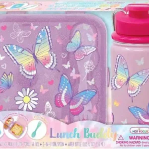 PACK PORTAMERIENDAS CON BOTELLA BUTTERFLY HOT FOCUS