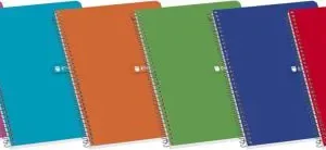 PAQ/10 CUADERNO ESPIRAL Fº 80H 60G. LISO TAPA BLANDA