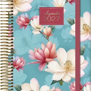 AGENDA ANUAL 2027 GLOSS DIA PAGINA 12,5X18CM CAMELIA