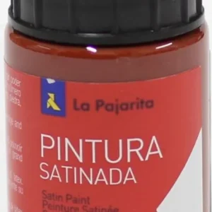 C/6 bote pintura satinada la pajarita rojo oxido base latex