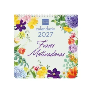 Calendario pared art farases motivadoras 2027 30x30cm