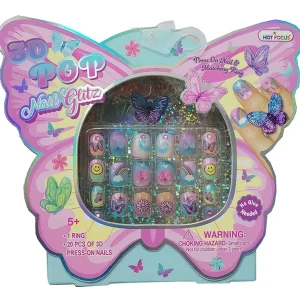 KIT UÑAS Y ANILLO BUTTERFLY