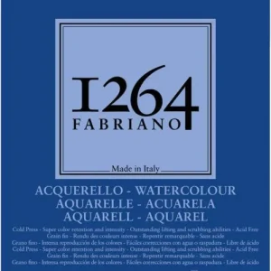 Bloc espiral fabriano 1264 acuarela 25% algodón a3 30h 300g. grano fino