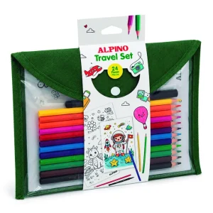 Set viaje lapices de colores alpino