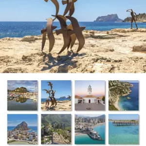 Cal. 2026 Pared (16x16 cm) Costa Blanca-B (Moraira) AA.VV. 2025