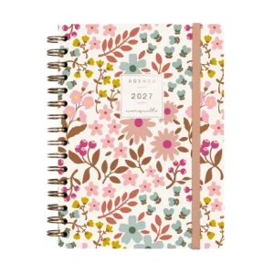 AGENDA ANUAL MONIQUILLA E10 SEMANA VISTA HORIZONTAL 2027 ROSA