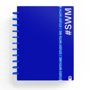 Cuaderno ingeniox a4 80h cuadricula 5x5 study with me color azul