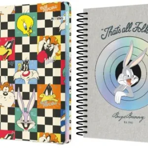CUADERNO PREMIUM LOONEY TUNES MODELOS SURTIDOS 17X21CM
