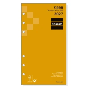 RECAMBIO C999 ANUAL 609 SEMANA VISTA HORIZONTAL 2027