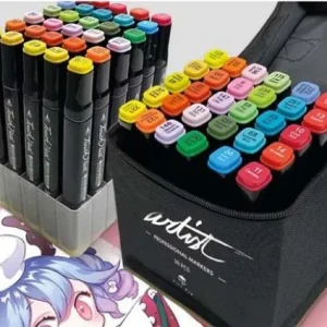 Estuche 30 rotuladores professional markers doble punta colores surtidos