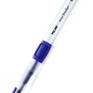 Pincel con deposito de agua punta mediana cerdas de nylon