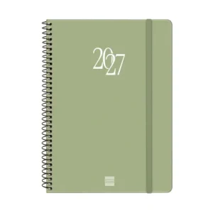 AGENDA ANUAL MY E10 SEMANA VISTA HORIZONTAL 2027 VERDE