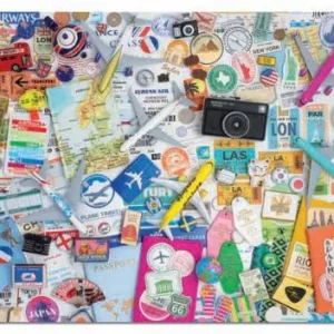 PUZZLE 1000 PIEZAS COLLAGE DE VIAJES