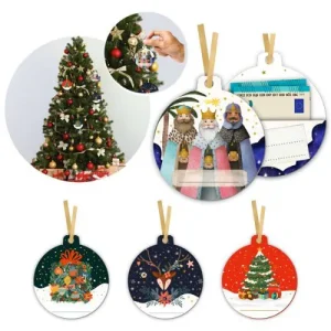 EXP 48 BILLETERO COLGANTE BOLA COLOR NAVIDAD