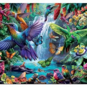 PUZZLE 1000 PIEZAS COLIBRIES TROPICALES