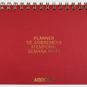 Planner de sobremesa atemporal semana vista