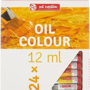 Estuche 24 tubos oleo 12 ml art creation colores surtidos