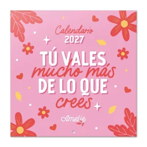 Calendario pared 2027 amelie 30x30cm