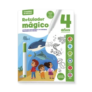 CUADERNO DE REPASO 4 AÑOS - ROTULADOR MAGICO Imagiland 2024
