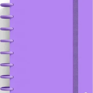 CUADERNO INGENIOX A5 80H CUADRICULA VIOLETA