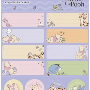 BLISTER ETIQUETAS ADHESIVAS WINNIE DE POOH