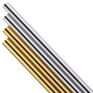ROLLO FILM AUTOADHESIVO 0.5X1,5M 70 MICRAS METAL PLATA