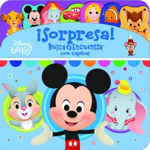 SORPRESA. BUSCA Y ENCUENTRA CON TAPITAS DISNEY BABY LAF LF Disney Baby 2023