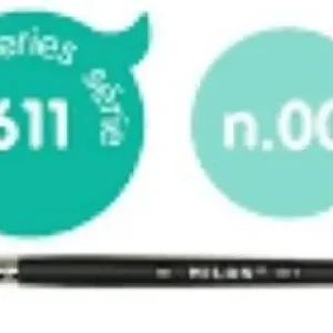 C/6 pincel sintetico redondo nº 00 serie 611 mango corto