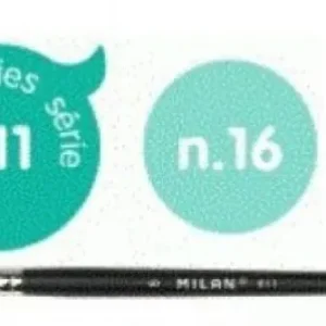 PAQ/3 PINCEL SINTETICO REDONDO Nº 16 SERIA 611 MANGO CORTO
