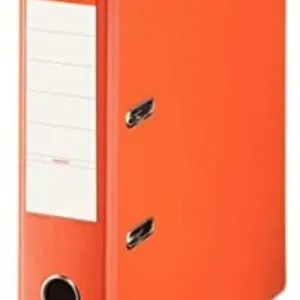 Archivador palanca A4 70mm cartón forrado plastico color naranja